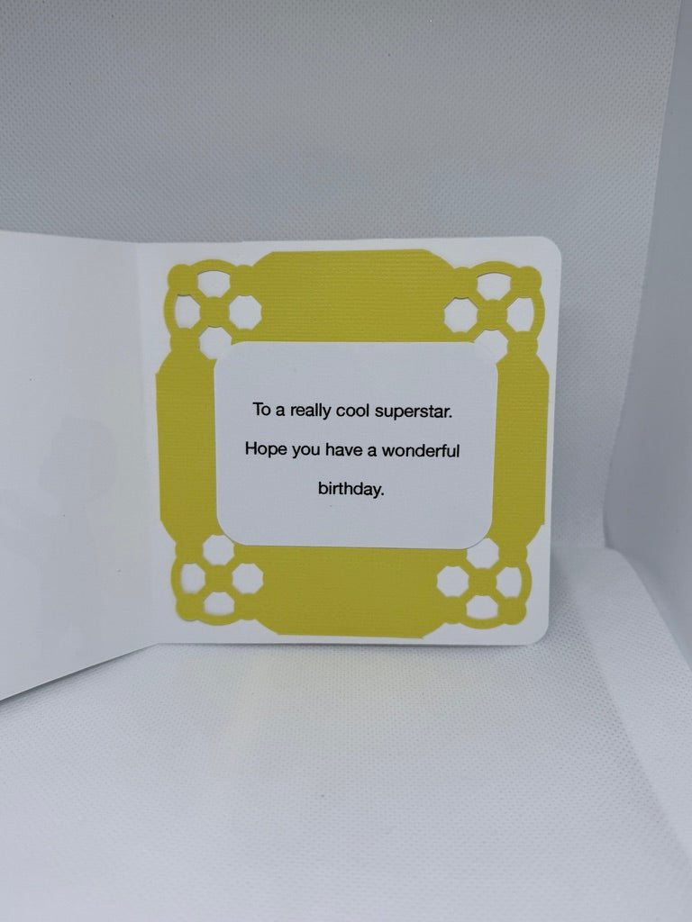 Child Reaching Rainbow Birthday Card